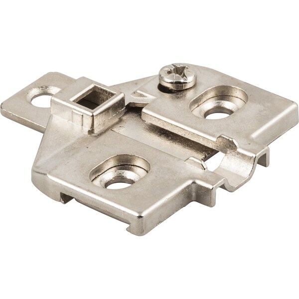 Hardware Resources Heavy Duty 0 mm Screw Adj 3 Hole Zinc Die Cast Plate for 700, 725, 900 & 1750 Series Euro Hinges 600.0R30.05 - main
